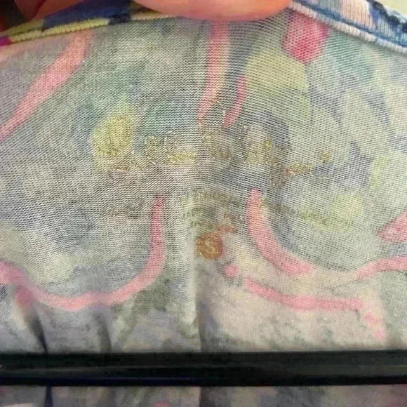 Lily Pulitzer Women’s Top, Tie Knot at Side, Small - Picture 5 of 7